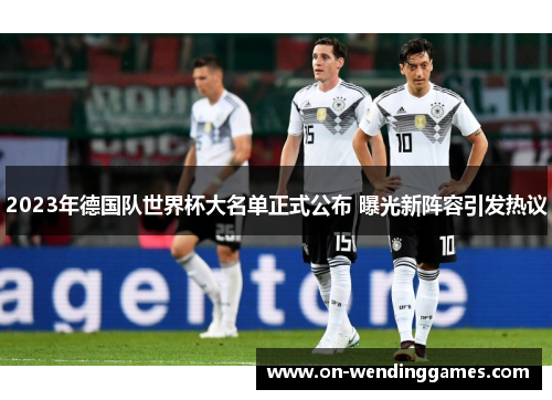 2023年德国队世界杯大名单正式公布 曝光新阵容引发热议