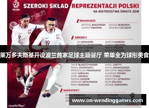 莱万多夫斯基开设波兰首家足球主题餐厅 菜单全为球形美食